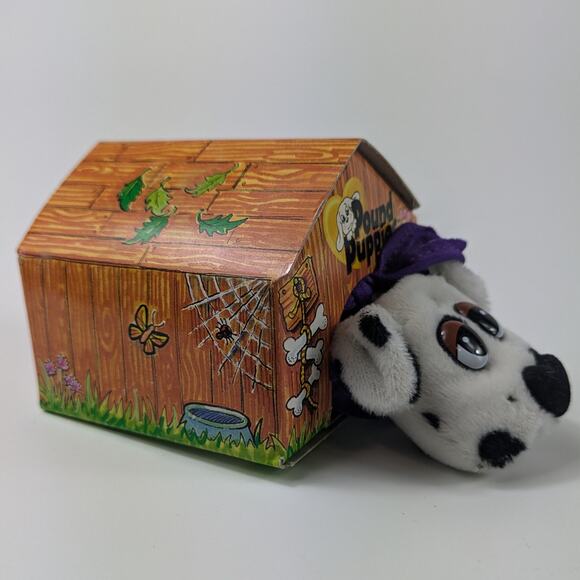 1998 Pound Puppies Plush 08/12 Dalmation Mary Meyer Puppy Dog Collectible Box - Picture 5 of 11